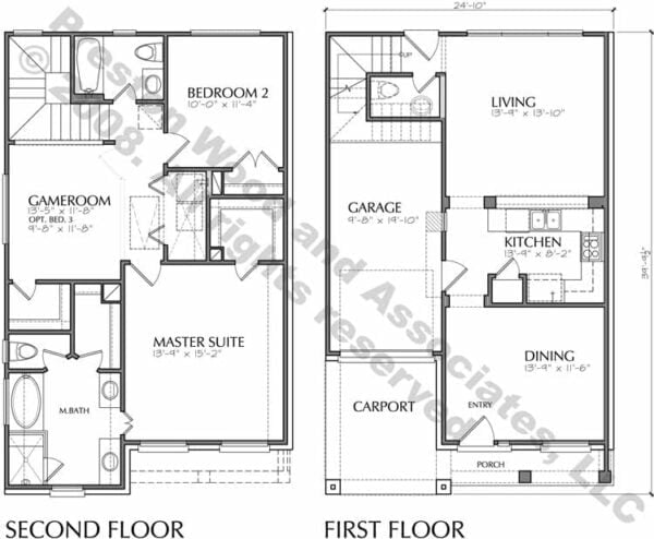 Garden House Plan D3163C-1471