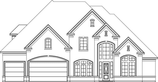 Two Story House Plan D0282