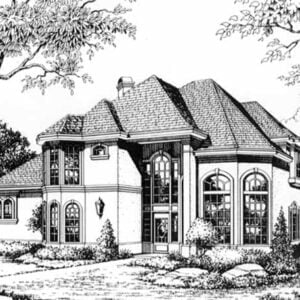 Two Story House Plan C6075