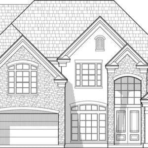 Two Story House Plan D1015