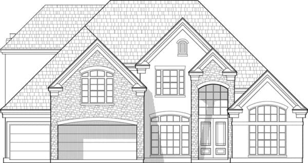 Two Story House Plan D1015