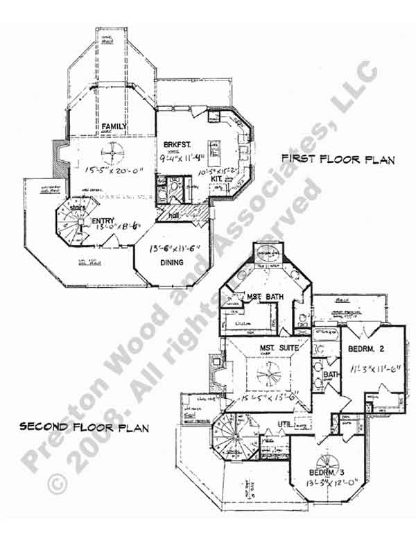 Victorian Style Home Plan B22010