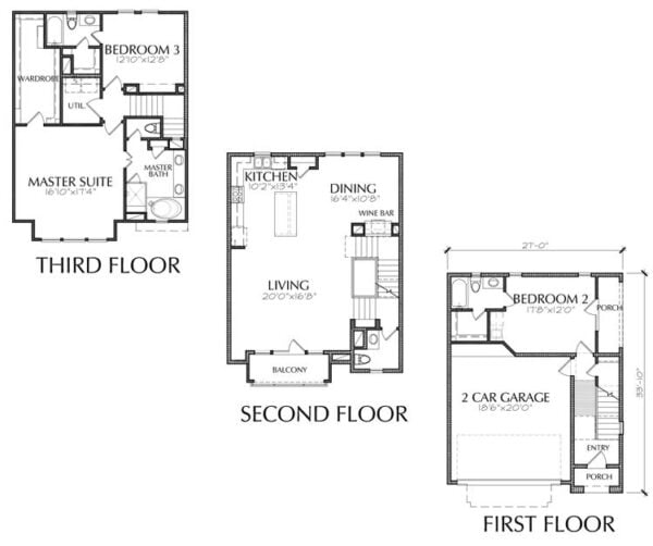 Townhouse Plan E2135 C1.1