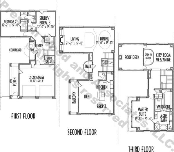 Urban House Plan C7209