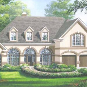 1 1/2 Story Home Plan D4081