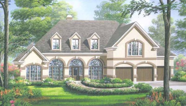 1 1/2 Story Home Plan D4081