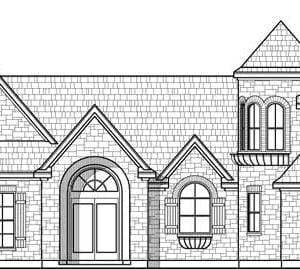 Two Story House Plan C7030