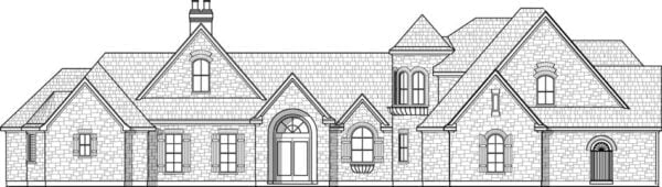 Two Story House Plan C7030