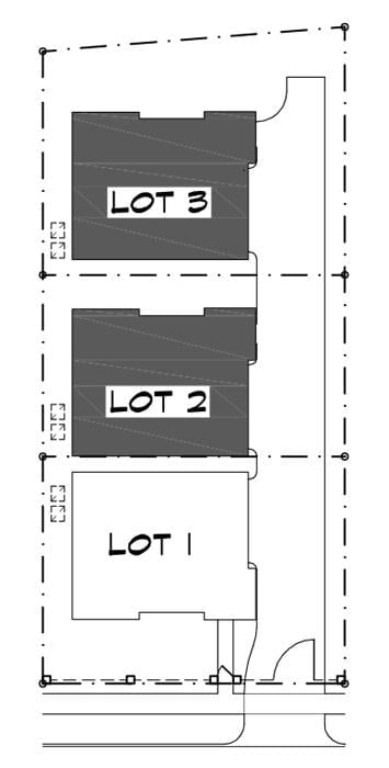 Townhouse Plan D5220 U2 & U3