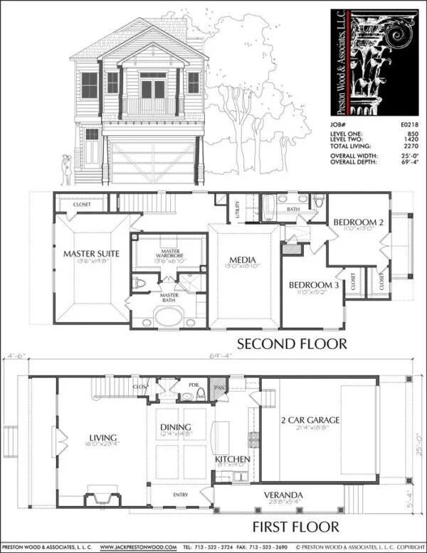 Townhouse Plan E0218