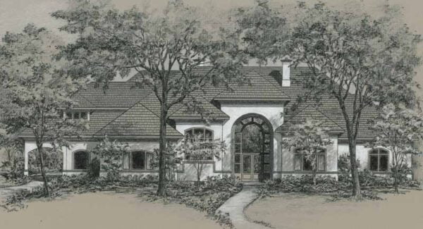 Country Style House Plan C7013