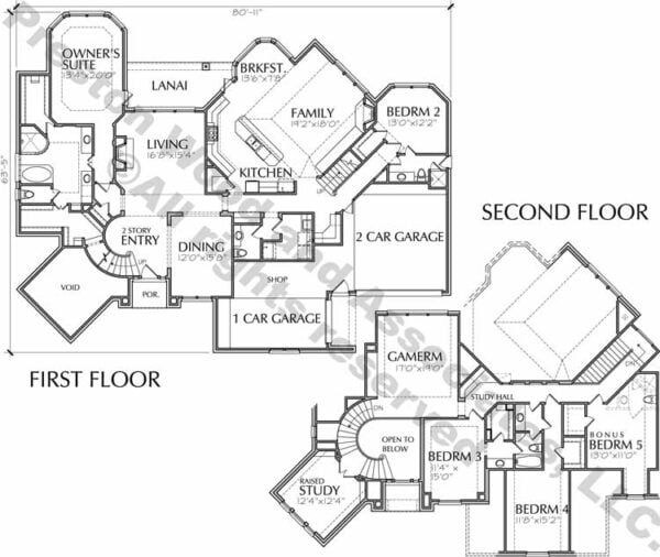 Two Story Home Plan D0322