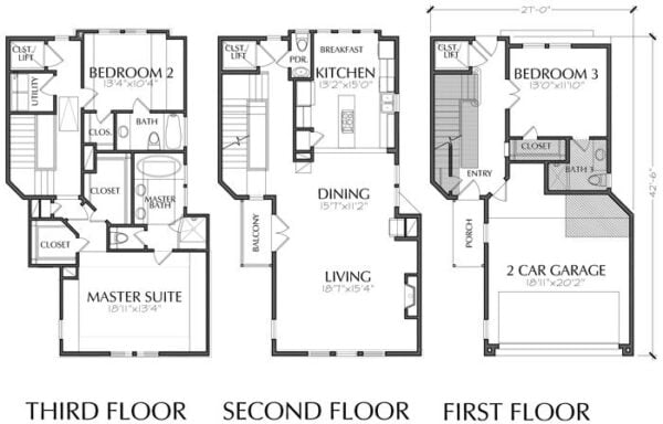 Townhouse Plan E0108 B1.2