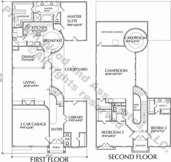 Urban House Plan C8253