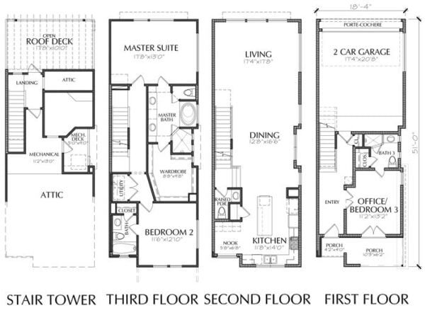 Townhouse Plan E1102 C2.2