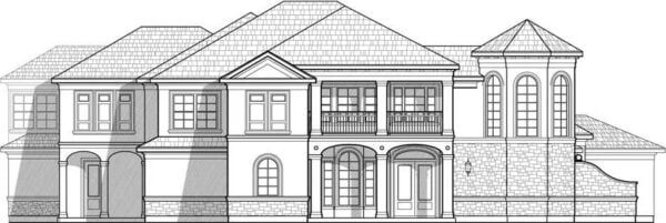 Two Story House Plan C9254