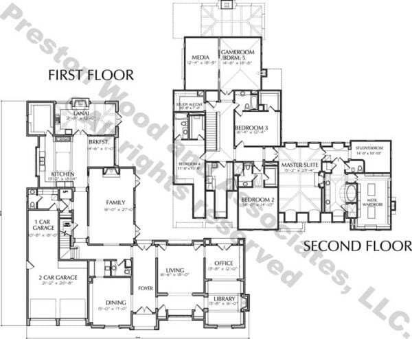 Two Story Home Plan aD7010