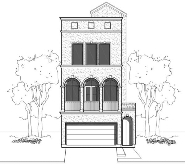 Townhouse Plan E2306 A1.1