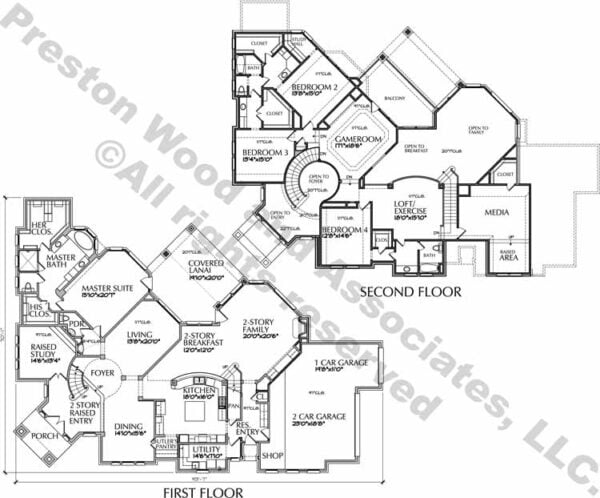 Two Story House Plan D6053