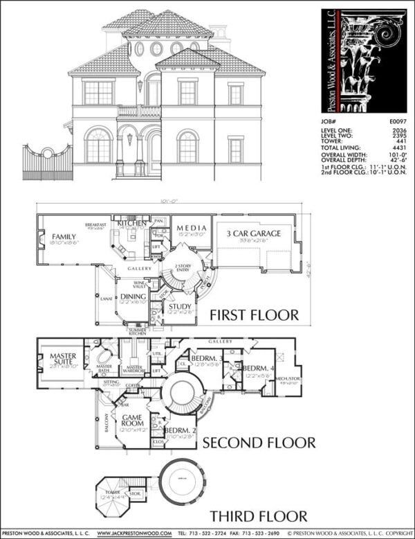 Two Story House Plan E0097