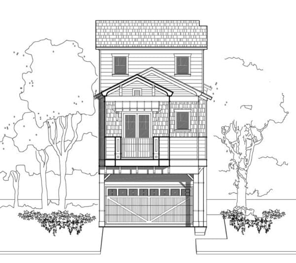 Townhouse Plan E2176 A1.1