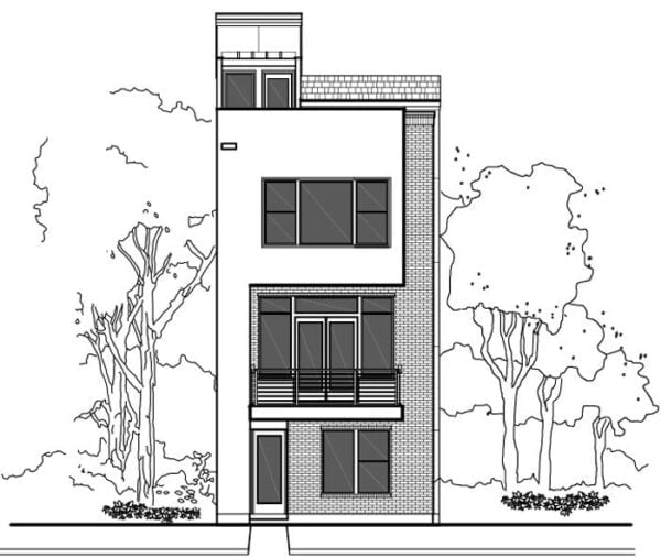 Townhouse Plan E2078 A2.1