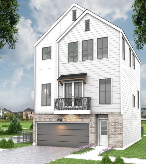 Three Story Home Plan E9016 A1