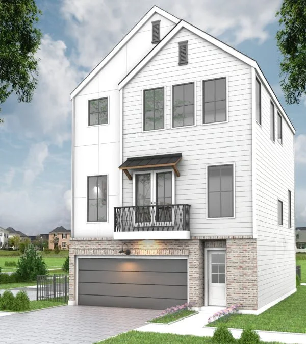 Three Story Home Plan E9016 A1
