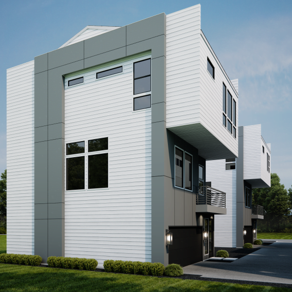 Three Story Townhome Plan F1084 B1.2R