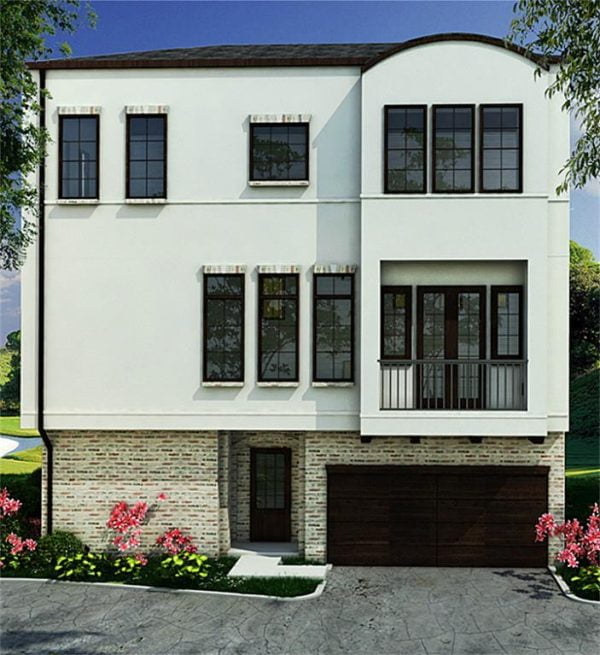 Three Story Townhome Plan E5118 A1.1