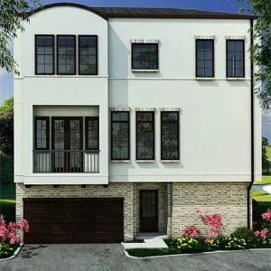 Three Story Townhome Plan E5118 A1.1