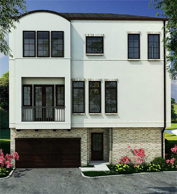 Three Story Townhome Plan E5118 A1.1