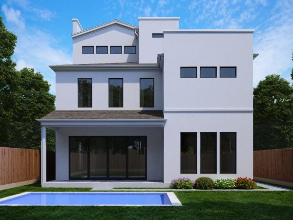 2 1/2 Story Urban Home Plan F1158