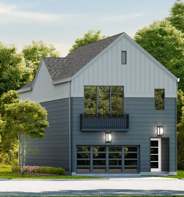 Two Story Small Home Plan E9026 B1.2