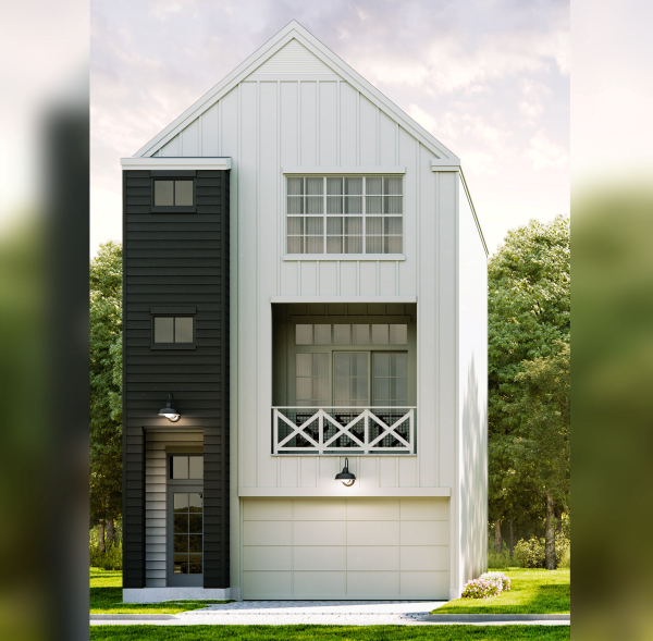 Three Story Townhome Plan F0110 A1