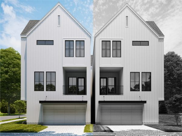 Three Story Townhome Plan F0150 A2.1
