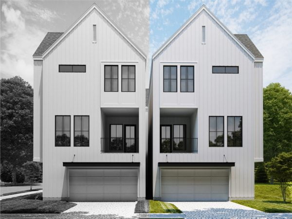 Three Story Townhome Plan F0150 A2.1