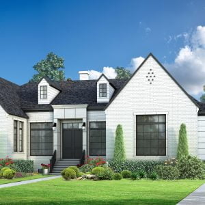 One Story Urban Home Plan F0066