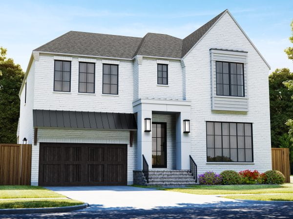 Two Story Urban Home Plan F1144
