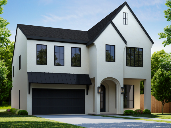 Two Story Urban Home Plan F1157
