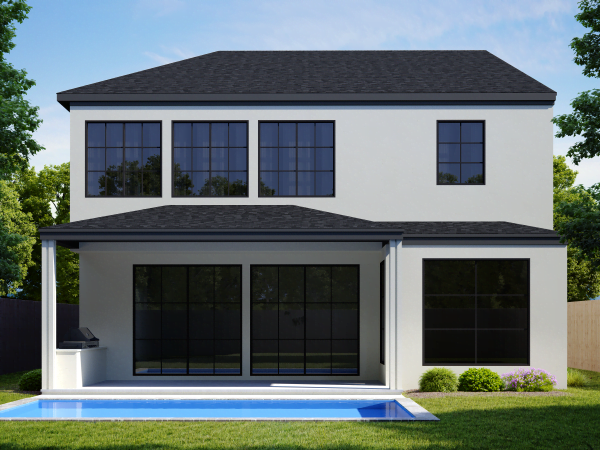Two Story Urban Home Plan F1157