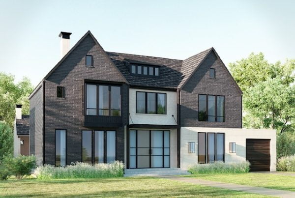 Two Story Urban Home Plan F0319