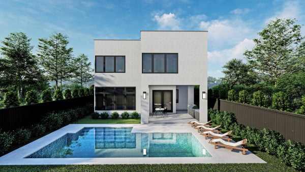 Two Story Urban Home Plan F1299