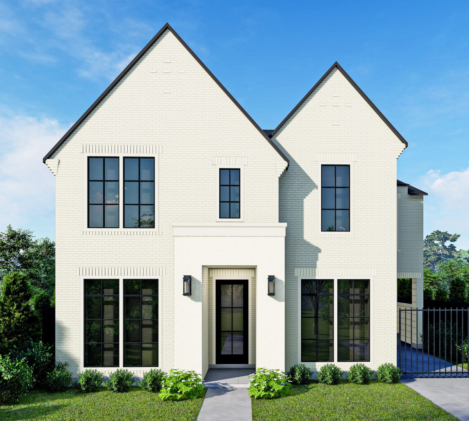Two Story Urban Home Plan F1297 Jack Preston Wood