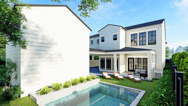 Two Story Urban Home Plan F1297