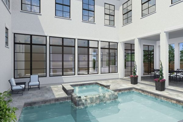 Two Story Urban Home Plan E7110
