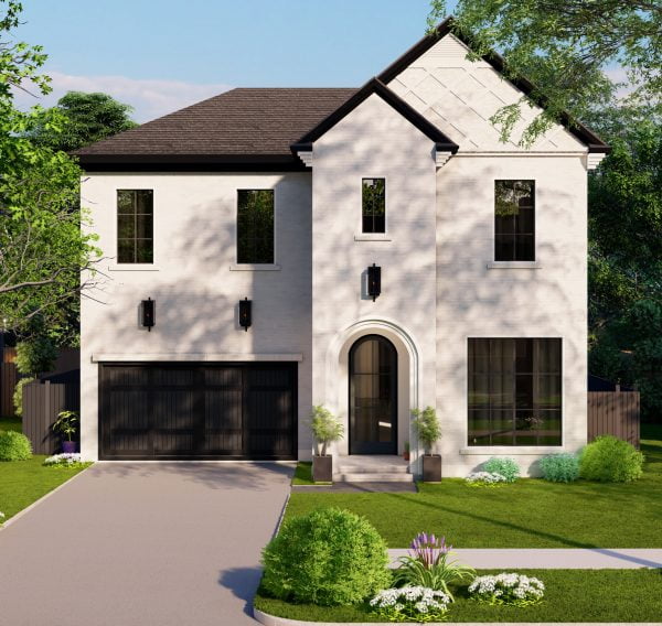 Two Story Urban Home Plan F1321