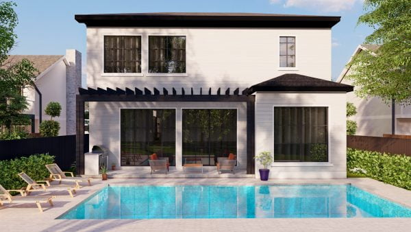 Two Story Urban Home Plan F1321