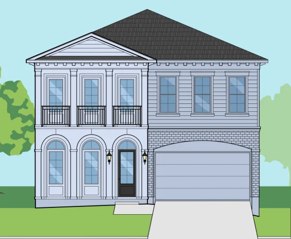 Two Story Urban Home Plan E6076