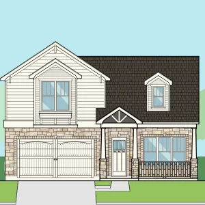 Two Story Urban Home Plan E7037